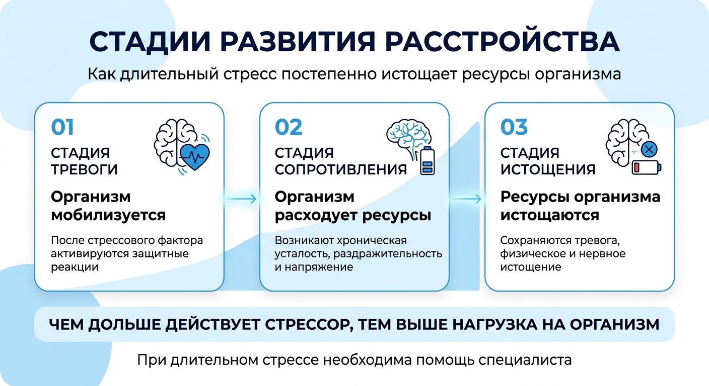Лечение стресса в Кусе инфографика
